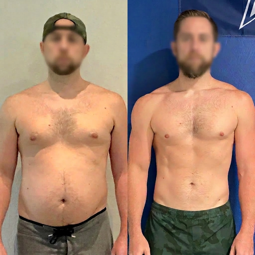 Fat Loss client transformation