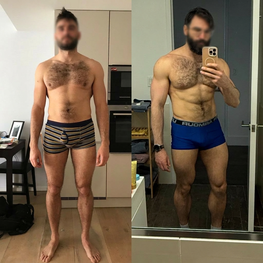 Muscle Gain client transformation